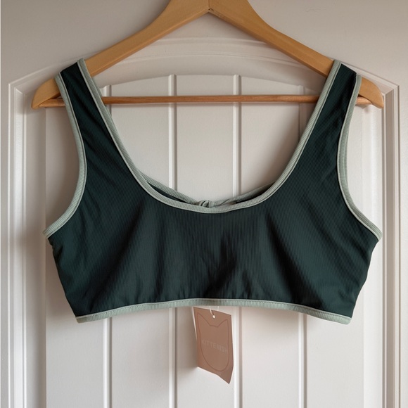 Kittenish Ribbed Swim Top - Picture 4 of 4